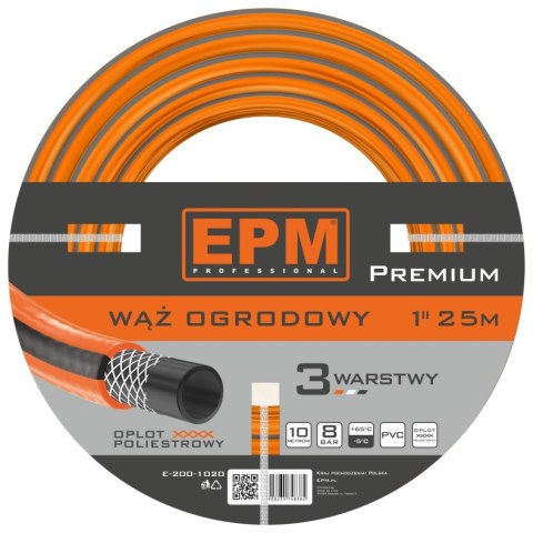 WĄŻ ZBROJONY DO URZĄDZEŃ ZRASZAJĄCYCH 1 25MB PREMIUM EPM WĄŻ ZBROJONY DO URZĄDZEŃ ZRASZAJĄCYCH 1 25MB PREMIUM EPM