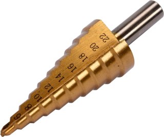 WIERTŁO STOPNIOWE 4-22MM YATO