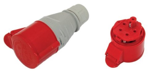 GNIAZDO IZOLACYJNE PRZENOŚNE 32A 400V CZERWONE 3P+N+Z IP44 TAREL GNIAZDO IZOLACYJNE PRZENOŚNE 32A 400V CZERWONE 3P+N+Z IP44 TAREL