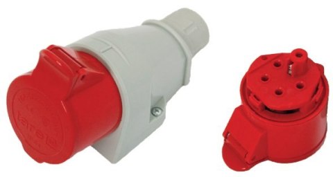 GNIAZDO IZOLACYJNE STAŁE 16A 400V CZERWONE 3P+Z IP44 TAREL GNIAZDO IZOLACYJNE STAŁE 16A 400V CZERWONE 3P+Z IP44 TAREL