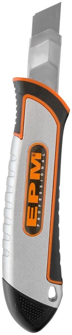 NÓŻ, NOŻYK Z OSTRZEM ŁAMANYM ALUMINIOWY BEZPIECZNY 18MM EPM NÓŻ, NOŻYK Z OSTRZEM ŁAMANYM ALUMINIOWY BEZPIECZNY 18MM EPM