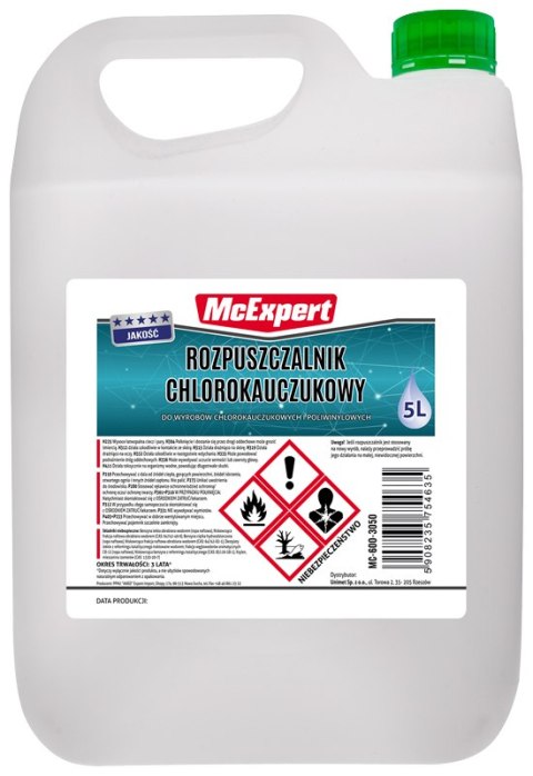 ROZPUSZCZALNIK CHLOROKAUCZUKOWY 5L MC EXPERT ROZPUSZCZALNIK CHLOROKAUCZUKOWY 5L MC EXPERT