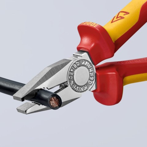 SZCZYPCE UNIWERSALNE IZOLOWANE VDE 180MM KNIPEX