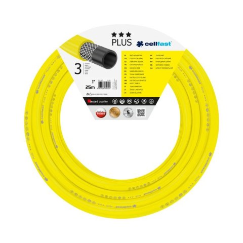 WĄŻ ZBROJONY DO URZĄDZEŃ ZRASZAJĄCYCH 1'' EXT 25MB CELL-FAST WĄŻ ZBROJONY DO URZĄDZEŃ ZRASZAJĄCYCH 1'' EXT 25MB CELL-FAST