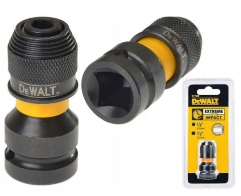 ADAPTER DO ZAKRĘTAREK UDAROWYCH Z 1/2' NA 1/4' DEWALT ADAPTER DO ZAKRĘTAREK UDAROWYCH Z 1/2' NA 1/4' DEWALT
