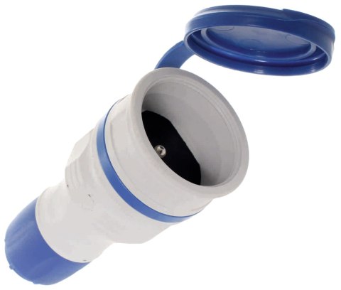 GNIAZDO GUMOWE 2P+Z, 16A EXTREM IP54 SZARO-NIEBIESKIE KEL GNIAZDO GUMOWE 2P+Z, 16A EXTREM IP54 SZARO-NIEBIESKIE KEL