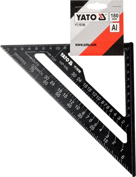 KĄTOWNIK CIESIELSKI 180MM YATO KĄTOWNIK CIESIELSKI 180MM YATO