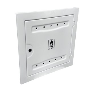 OSŁONA LICZNIKA GAZU Z TWORZYWA 120*600*600MM BIAŁA UN
