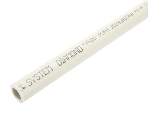 RURA PP-R JEDNORODNA 4M, PN20, 25*4.2 MM - SZT. DIAMOND RURA PP-R JEDNORODNA 4M, PN20, 25*4.2 MM - SZT. DIAMOND