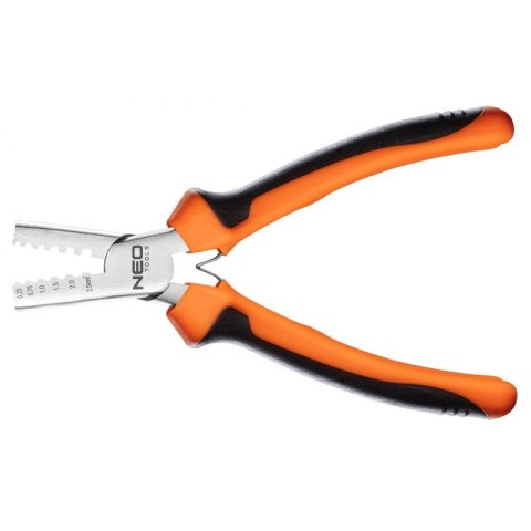 SZCZYPCE DO ZACISKANIA KOŃCÓWEK 0.25-2.5MM2, 140MM NEO SZCZYPCE DO ZACISKANIA KOŃCÓWEK 0.25-2.5MM2, 140MM NEO