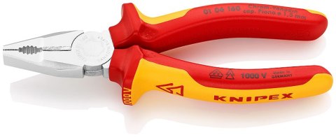 SZCZYPCE UNIWERSALNE VDE 1000V 160MM KNIPEX SZCZYPCE UNIWERSALNE VDE 1000V 160MM KNIPEX