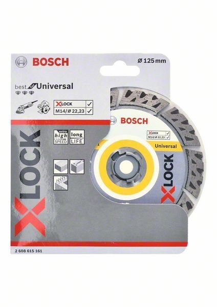 TARCZA DIAMENTOWA UNIWERSAL 125*2.2 X-LOCK BOSCH TARCZA DIAMENTOWA UNIWERSAL 125*2.2 X-LOCK BOSCH