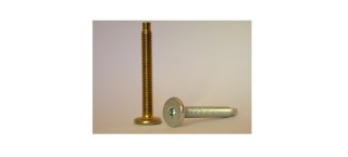 WKRĘT MEBLOWY OCYNKOWANY ŁEB PŁASKI 6*35MM UN