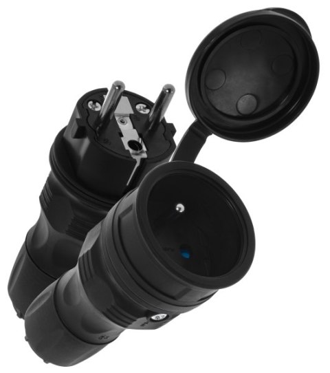 ZESTAW WTYCZKA + GNIAZDO EXTREM IP54 CZARNY KEL ZESTAW WTYCZKA + GNIAZDO EXTREM IP54 CZARNY KEL